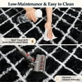 thumbnail image 3 of UNTIMATY 8'x10' Area Rugs for Living Room Bedroom, Black & White, 3 of 8
