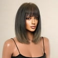 thumbnail image 4 of UTOURS Short Bob Wigs For Black Women Blonde Wig Synthetic Heat Resistant Wig Natural Hair For Girl Use, 4 of 5