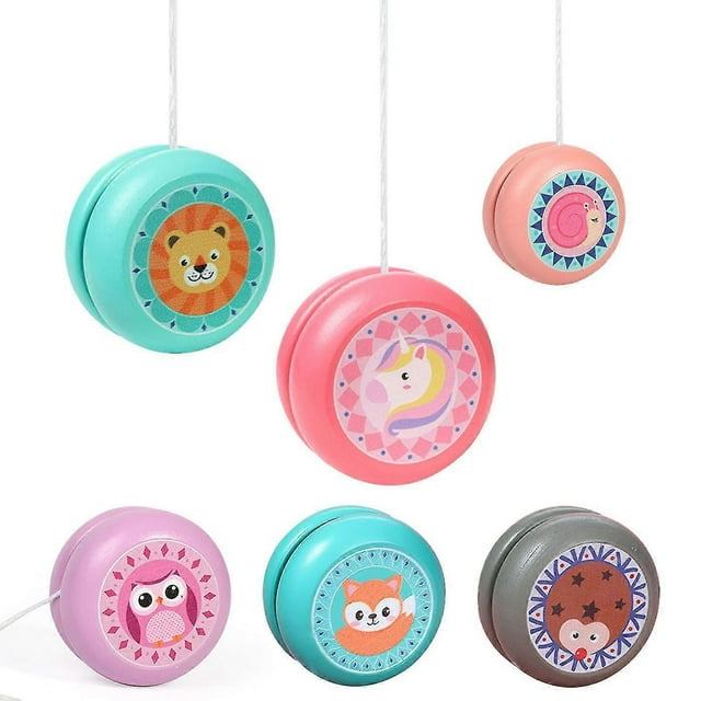 6pcs Yoyo Toys Yo-yo,kids Animal Yo-yo
