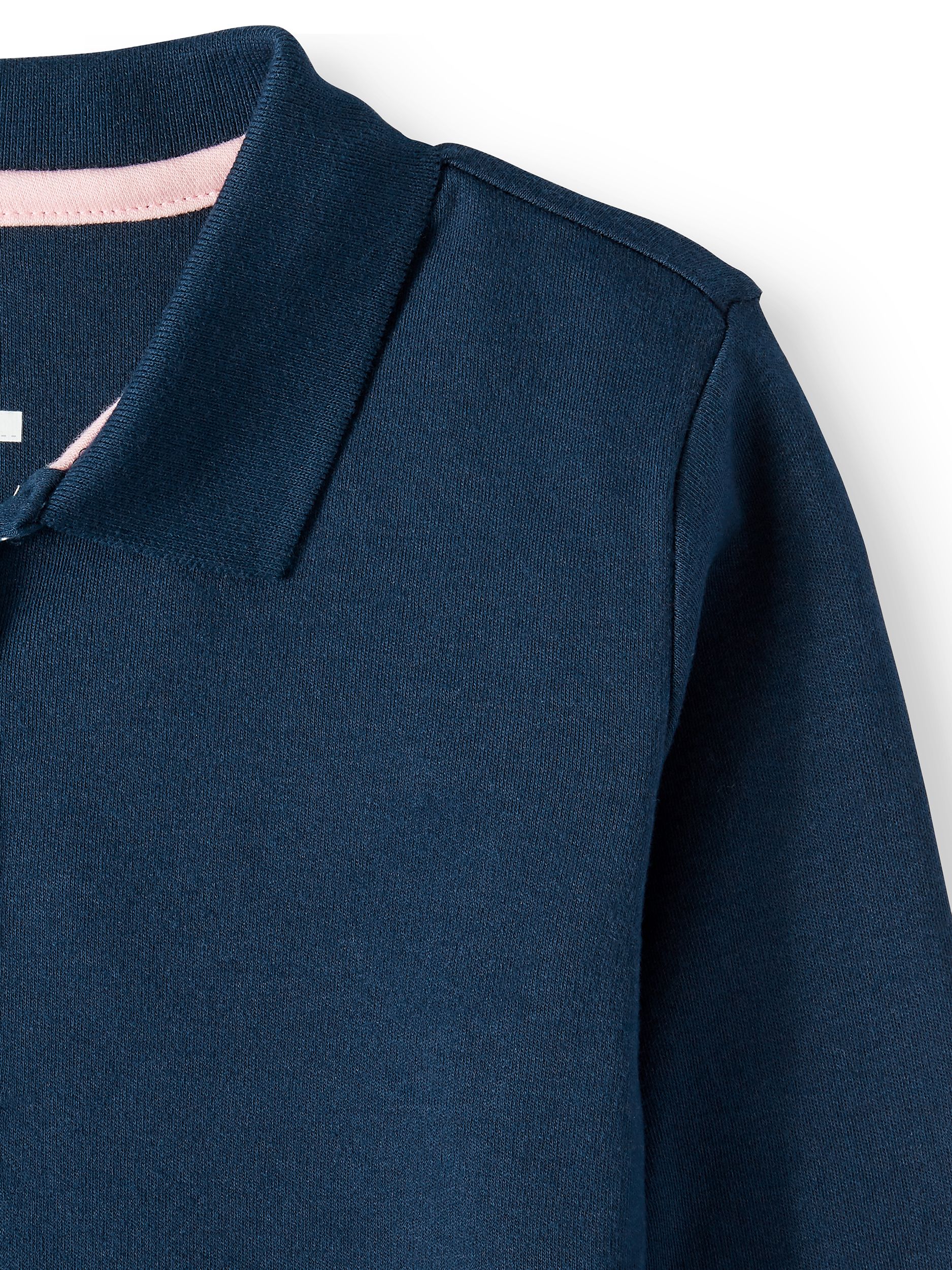 Wonder Nation Girls School Uniform Long Sleeve Interlock Polo Shirt, 4-Pack Value Bundle, Sizes 4-18 - image 4 of 7