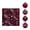B4 - Red, variant on Aurorax Christmas Ball Ornaments Sets,Purple Christmas Balls for Tree,9 Pcs Shatterproof Velvet Glitter Hanging Christmas Decorations for Home Inside Decor