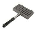 thumbnail image 3 of Molde para hacer waffles de hierro fundido de aleación de aluminio para cocinar en la cocina, 3 of 14