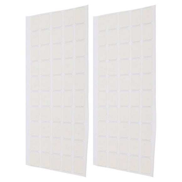 LEEYNEER Nano Double Sided Pad 100pcs 15mm  Square Shaped Strong Sticky Dots Clear Adhesive Sticky Tape Removable Mounting Tape For Carpet Hang Picture Car Dashboard Decor