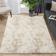 thumbnail image 2 of ZACOO 8x10 Shag Area Rug Ultra Soft Modern Rugs for Bedroom Floor Rugs for Home Decor, Light Brown, 2 of 7