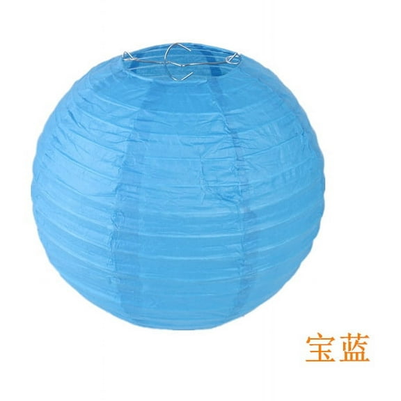 Namzi-b Paper Lanterns Decorative, Hanging Paper Lanterns Lanterns Indoor Outdoor for Home Lamps，Party,Event Decoration（blue，12pcs）