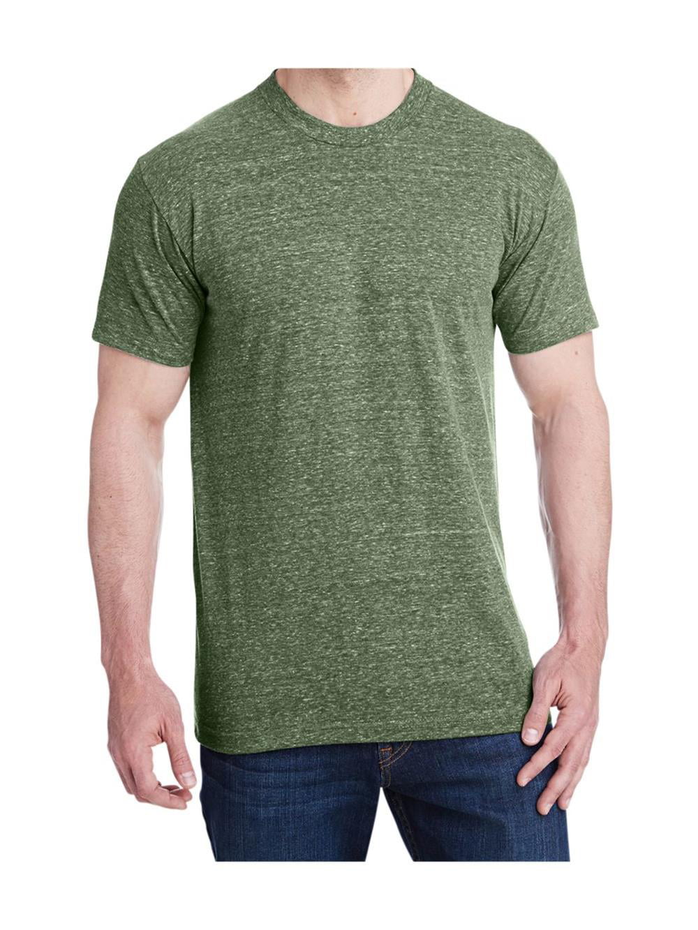 Bayside - Bayside T-Shirts USA Made Triblend Crew 5710 - Walmart.com ...