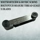 thumbnail image 5 of Medidor de Paso de Rosca ASSORTS British Whitworth BSW & Tornillos Métricos 51 Cuchillas, 5 of 5