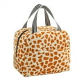 thumbnail image 1 of Lunch Bag Bento Animal Print Thermal Insulation for Work School Travel Portable Lunch Tote with Rice Bag Bento Bag, 1 of 2