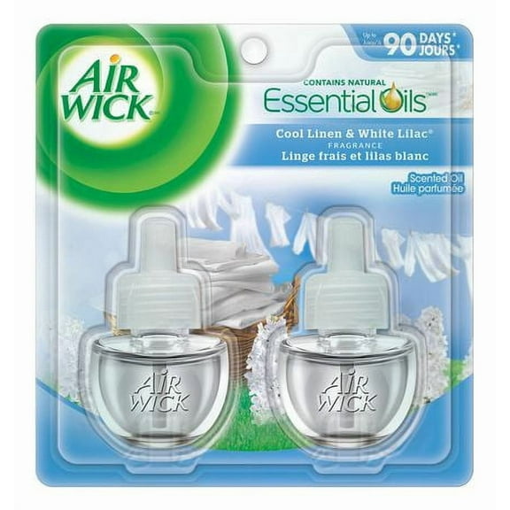 Scented Oil Refill, Fresh Linen, 0.67 Oz