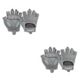 thumbnail image 4 of Guantes de gimnasio Yuarrent 2 uds absorbentes de sudor mitones antideslizantes para Fitness Type5 NO5, 4 of 6