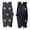 Black A, variant on 2 Pieces Climbing Spikes Crampons Gripper Non Slip Metal Rubber Material for Boots Ice Walking Adults