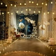 thumbnail image 3 of Luces de globo de cristal con energía solar de 7 m, impermeables IP65, 8 modos de iluminación, decoración de patio para espacios al aire libre, fácil de instalar con función de memoria para todo tipo, 3 of 5