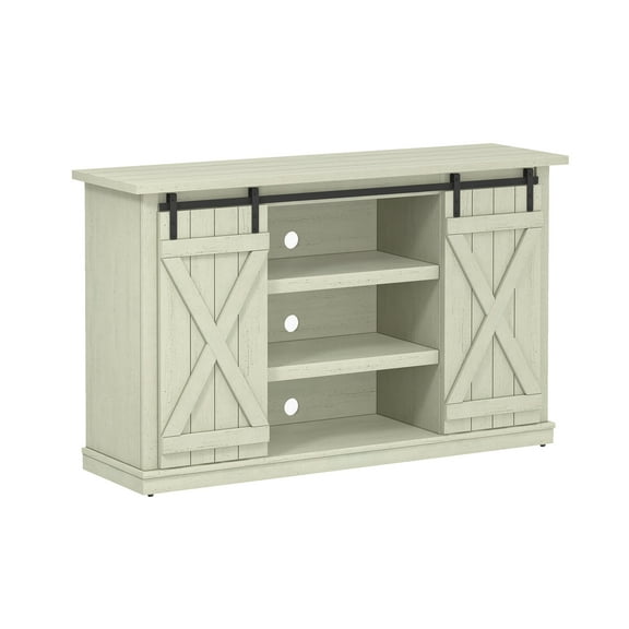 Twin Star Home Cottonwood TV Stand for TVs up to 60 inches Screen Size, Old Wood