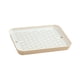 thumbnail image 5 of Arenero para conejos, bandeja para orinar en jaula, bandeja antisalpicaduras, inodoro de esquina, inodoro para mascotas para hurones, conejos y . Beige, 5 of 8
