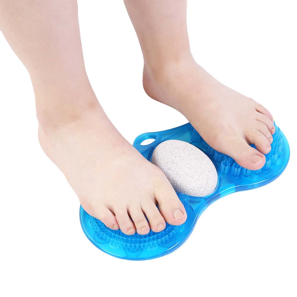 WALFRONT Shower Foot Massager Scrubber & Cleaner, Pumice Scrub