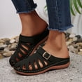 thumbnail image 2 of Dakaela Clogs for Women Mules Shoes Slip on Closed Toe Orthopedic Wedge Sandals Comfortable Summer Casual Walking Platform Slides Size 6-10 Black, 2 of 7