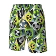 thumbnail image 5 of Kdxio Football Doodle Pattern Mens Casual Shorts - Drawstring Summer Beach Sports Shorts for Men, 5 of 9