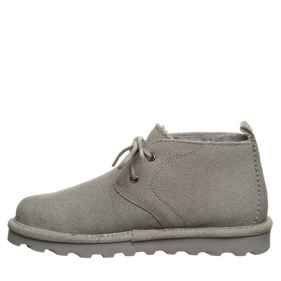 BEARPAW Womens Skye Exotic gray Fog caviar Size 10 Womens chukka Bootie Womens Slip On Boot comfortable Winter Boot
