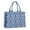 Blue Soccer Themed, variant on Large Capacity Tote Bag,Blue Soccer Themed Pattern Handbag Fashion Luxury Tote Bag,15.7"x13"x 5.1" Inches,Laptop Compatible