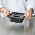 thumbnail image 3 of TrueCraftware- 1/6 Size Solid Polycarbonate Handled Food Pan Lid Black Color- Food Storage Container Cover Restaurant Commercial Hotel Pans Cover for Food Prep Fruits Vegetables Beans Corns, 3 of 5