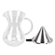 thumbnail image 4 of Jarra Para Verter, 400 Ml, Hervidor De Vidrio Para Verter, Jarra De Café De Vidrio, Cafetera De Goteo Con Microfiltro De Malla De Acero Inoxidable Para Cumpleaños, Vacaciones,, 4 of 7