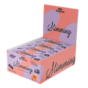 Superfood Slimming Salted Caramel Flavour Protein Bar(12x40g) - Low Carb Snacks to Stay in Shape - Vegan Protein Snacks for Natural Weight Control - Keto Chocolate Bar to Reduce Stress Eating-12 Pack