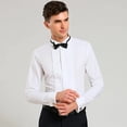 thumbnail image 3 of Chemise Habillée à Manches Longues pour Hommes, Coupe Régulière, Taille M-6TG, 3 of 10