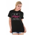 thumbnail image 5 of Breast Cancer Ribbon Strong Together Women's Graphic T Shirt Tees Brisco Brands M, 5 of 5