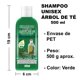 thumbnail image 3 of Shampoo VIVONATURAL con Aceite DE Arbol DE Te DE 500 ml Anticaspa Antiséptico Detox Hidratante, 3 of 5