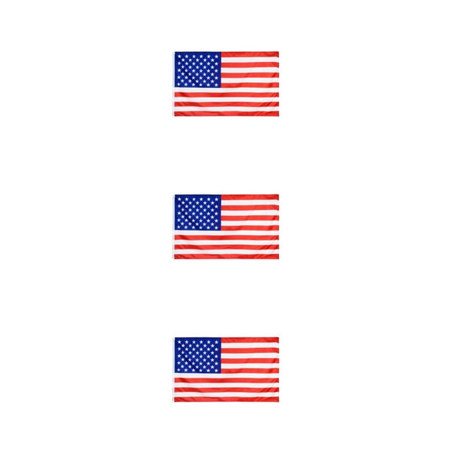 Yuarrent Tiras de estrellas de la bandera nacional decoración del hogar poliéster mano de obra fina tamaño compacto impermeable multiusos de Type1 NO1