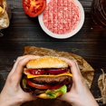 thumbnail image 3 of Prensa para hamburguesas, máquina para hacer hamburguesas, anillos de molde para hamburguesas de 4,5 pulgadas de tamaño perfecto como prensa para hamburguesas de fácil liberación para juego de acceso, 3 of 4