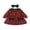 Red, variant on Gzhioc Toddler Baby Girls Christmas Dress 6 9 12 18 24 Months 2T 3T Long Sleeve Doll Collar A-line Dress with Headband