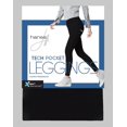 thumbnail image 3 of Women's Hanes HFT044 Tech Pocket Legging (Black XL), 3 of 4