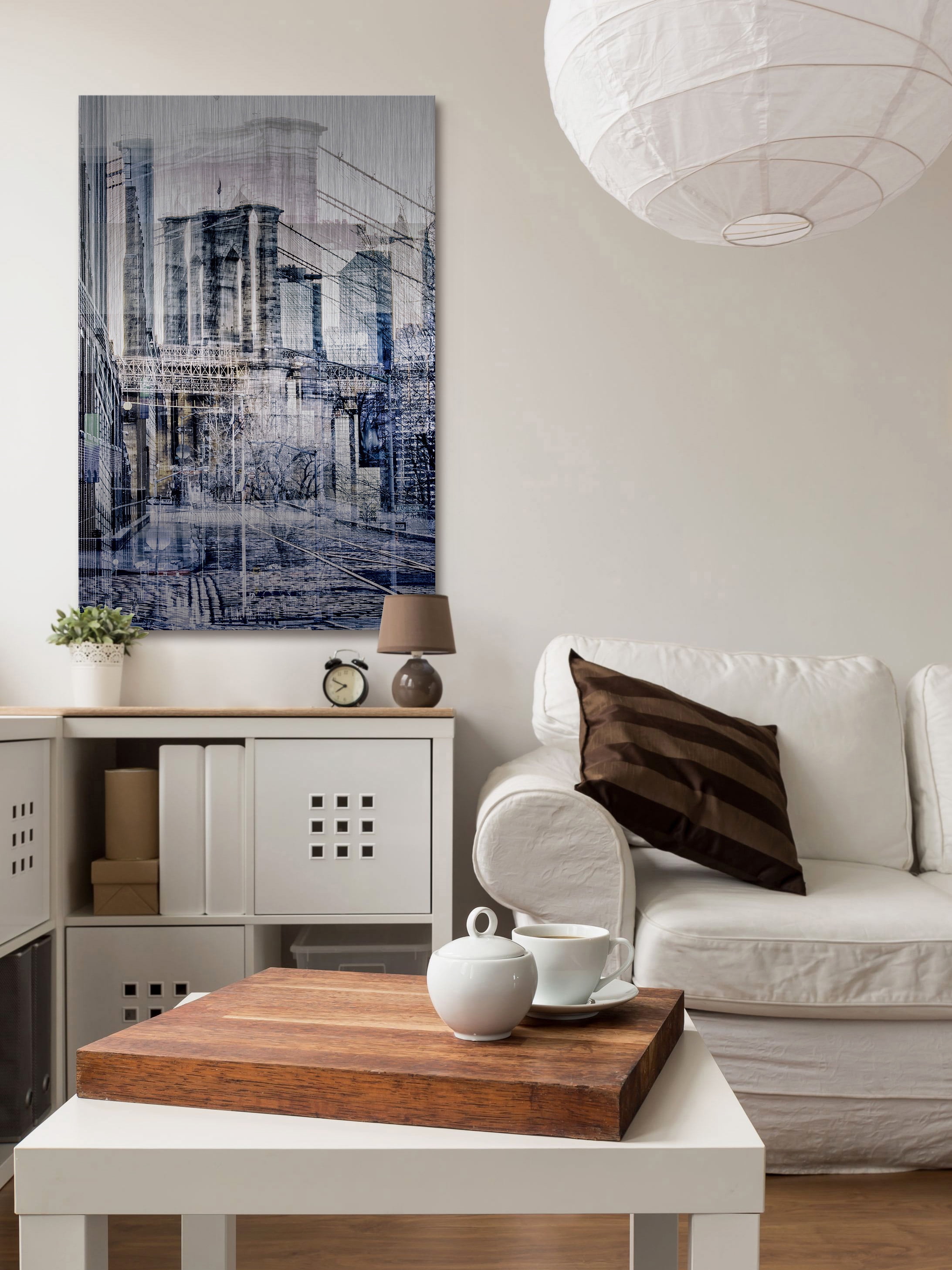 "Historical Compositions" Painting Print on Brushed Aluminum