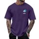 thumbnail image 1 of Tops para hombre, blusas y camisas de manga corta con cuello redondo para hombre, camisetas casuales con estampado de moda para hombre, blusa de manga corta, blusa de poliéster para hombre., 1 of 5