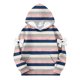 thumbnail image 5 of Sudadera con capucha para niños, moderna, informal, holgada, con estampado de manga larga, gorro con bolsillo de cuerda, sudadera de poliéster para niños., 5 of 5