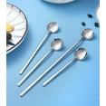thumbnail image 7 of NOGIS Espresso Spoons Set of 4,Coffee Spoon 6.7 inch 18/10 Stainless Steel, Silver Demitasse Spoons set for Rest Coffee,Sugar,Tea,Ice Cream Spoons（Silver）, 7 of 7