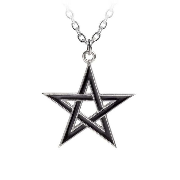 Alchemy Gothic P775 Black Star Pendant