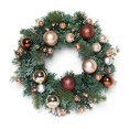 thumbnail image 1 of Bearachild Guirnalda de Navidad con bola de Navidad para puerta delantera Guirnalda de Feliz Navidad Guirnalda Adorno de árbol de Navidad Kits de decoración para fiestas Marrón Bearachild HA045238-01, 1 of 1