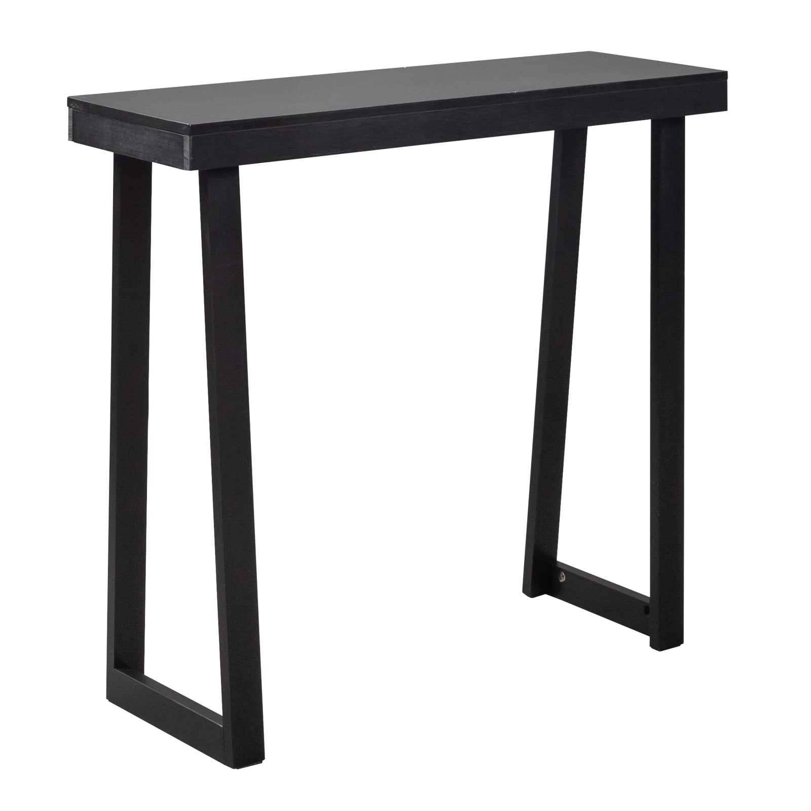 Ktaxon Wooden Entryway Table 36in Sofa Side Table Storage Display TV Table, Black