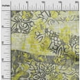 thumbnail image 2 of oneOone Silk Tabby Lime Green Fabric Asian Sewing Material Print Fabric By The Yard 42 Inch Wide, 2 of 4