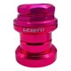 thumbnail image 2 of Juego de dirección externo premium para bicicleta de montaña de 1-1/8" de aleación de aluminio, cartucho sellado de 34 mm Rosa roja, 2 of 4