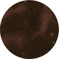 thumbnail image 1 of Ahgly Company Machine Washable Indoor Round Transitional Red Brown Area Rugs, 4' Round, 1 of 7