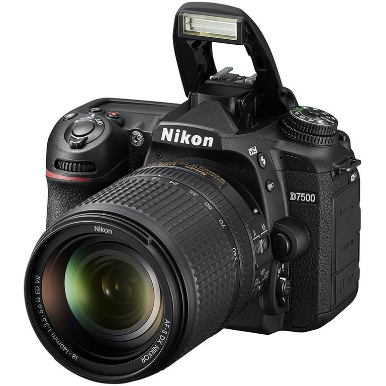 Nikon D7500 20.9MP DX-Format Digital SLR Camera + AF-S 18-140mm f