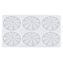 Tmboryuu Halloween Spiders Web Silicone Mold DIY Chocolate Mould Dessert Fondant Mold Spiders Web Kitchen Baking Mold Cake Decors