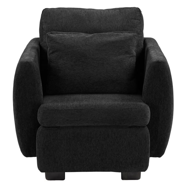Sillón Dicasa Kuma 1 Plaza Negro para Sala