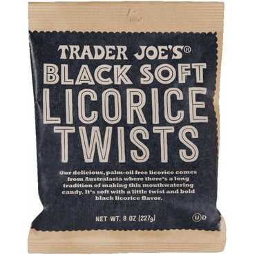 Tjs Soft Black Licorice Twists-8 Oz