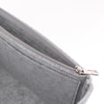 thumbnail image 3 of Bolso de Fieltro Zulema Organizador Impermeable para Cosméticos Gris Claro, 3 of 8