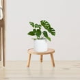 thumbnail image 6 of Miulika Flower Pot Holder Planter Rack Flower Pots Stand Decorative Small Wooden Plant Stand Mini Plant Table for Patio Shelf Balcony, 6 of 9