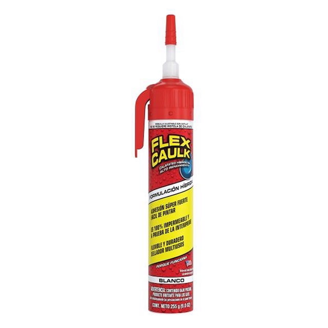 flex caulk sellador blanco